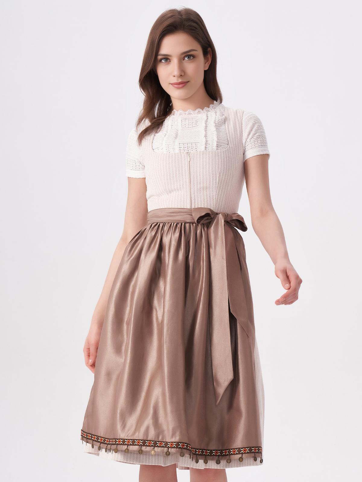 Klassisches Ehreer Dirndl in Beige