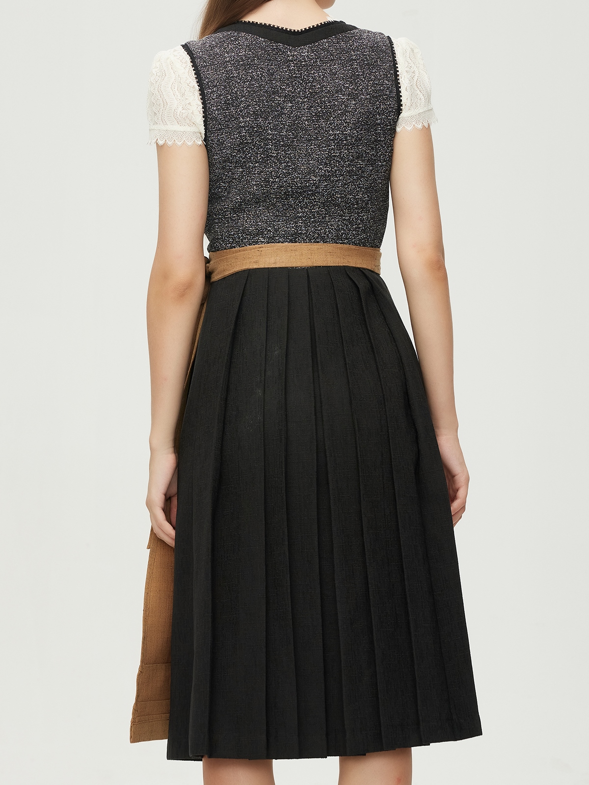 Dirndl Gelb Samt