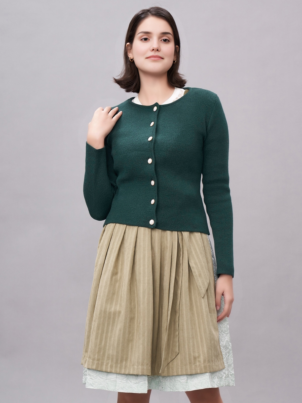 Dirndl günstig midi in Grün