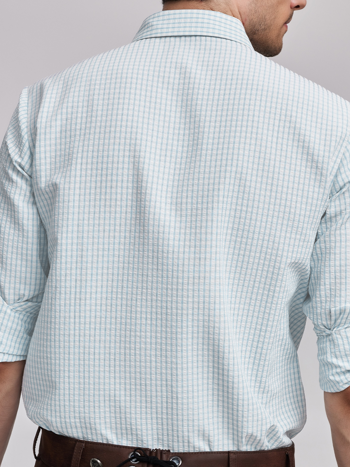 Dirndl mit blauem Muster