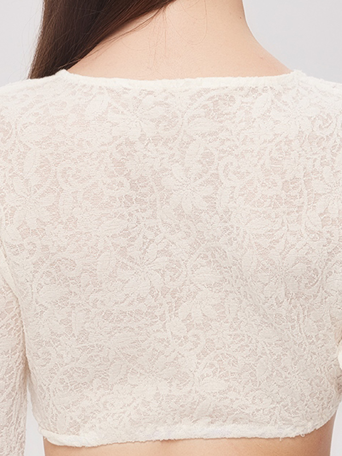 Dirndlbluse in Weiß
