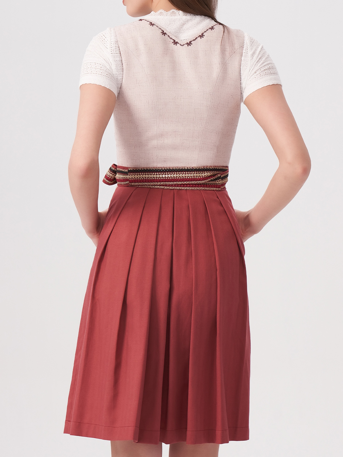 Dirndlbluse pink